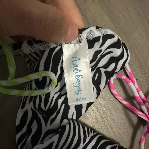 New Andi bagus carousel Multicolor Zebra Print Bikini Set - Picture 5 of 5